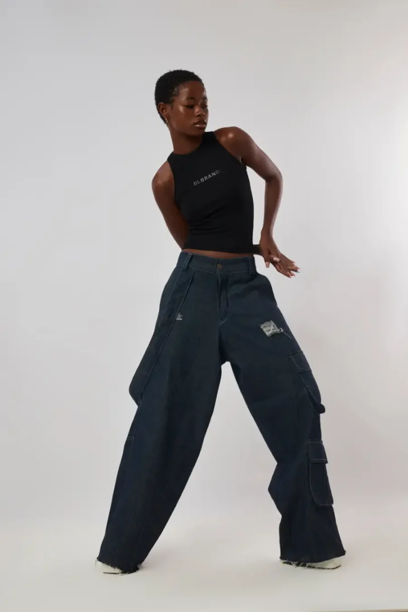 BL BRAND - Stoned Cargo Pant_ADISA EMPIRE