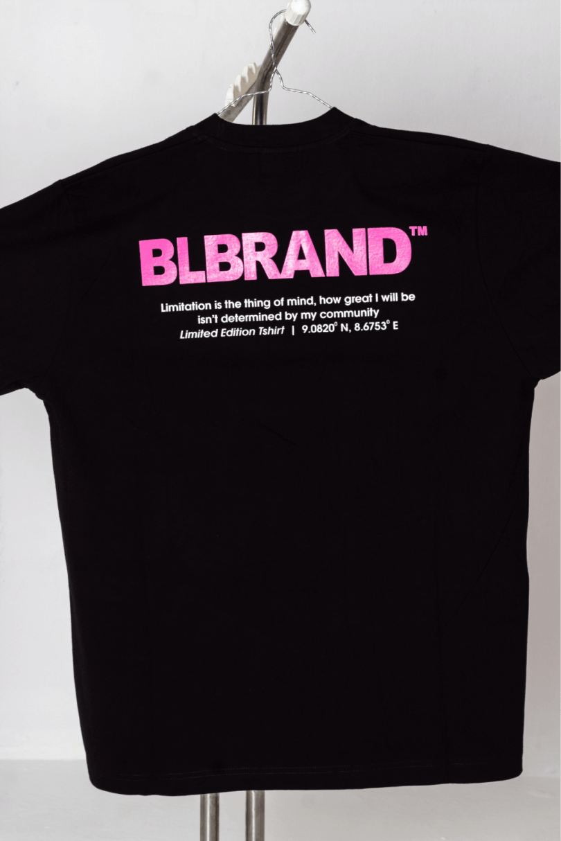 BL BRAND - Plane black Tshirt - OUR COMMUNINTY FASHION