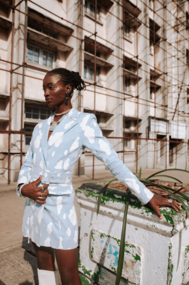 BL BRAND Cloudy Trench coat