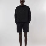 Black Monogram Sweater - Plane Black Shorts