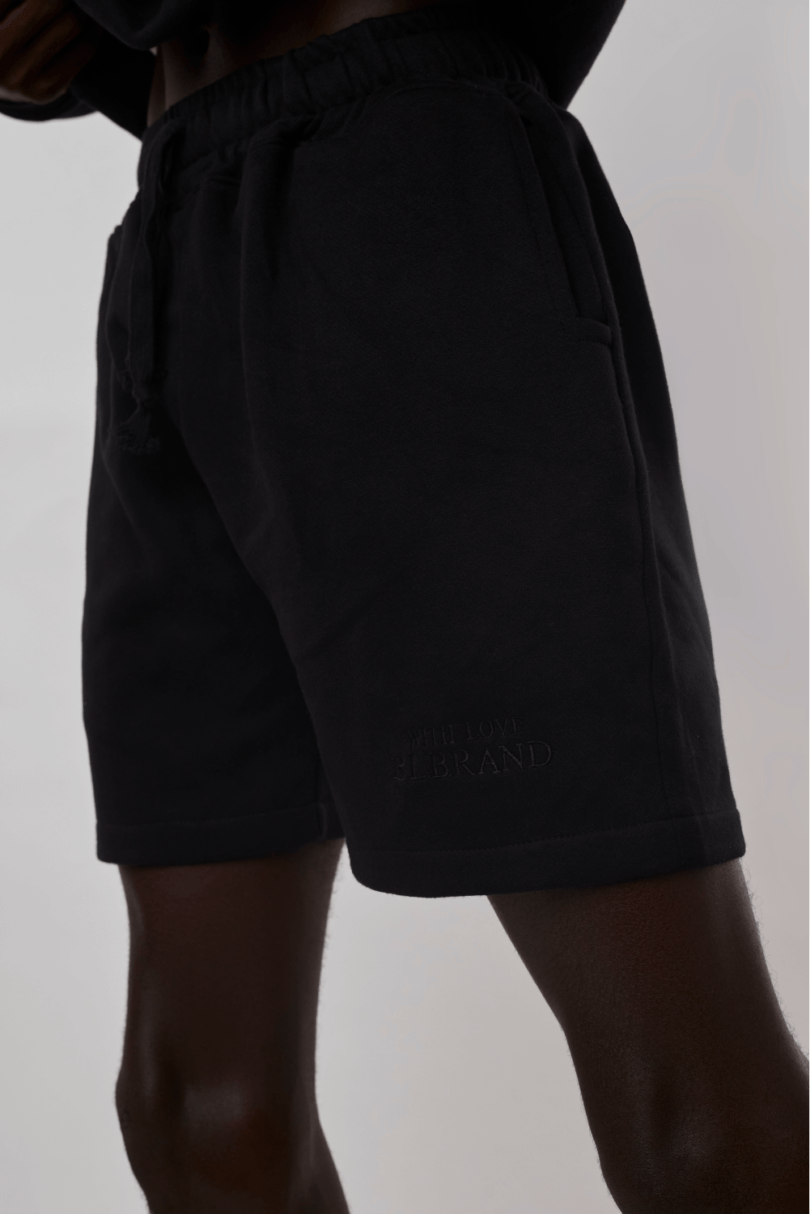 Plane Black Shorts