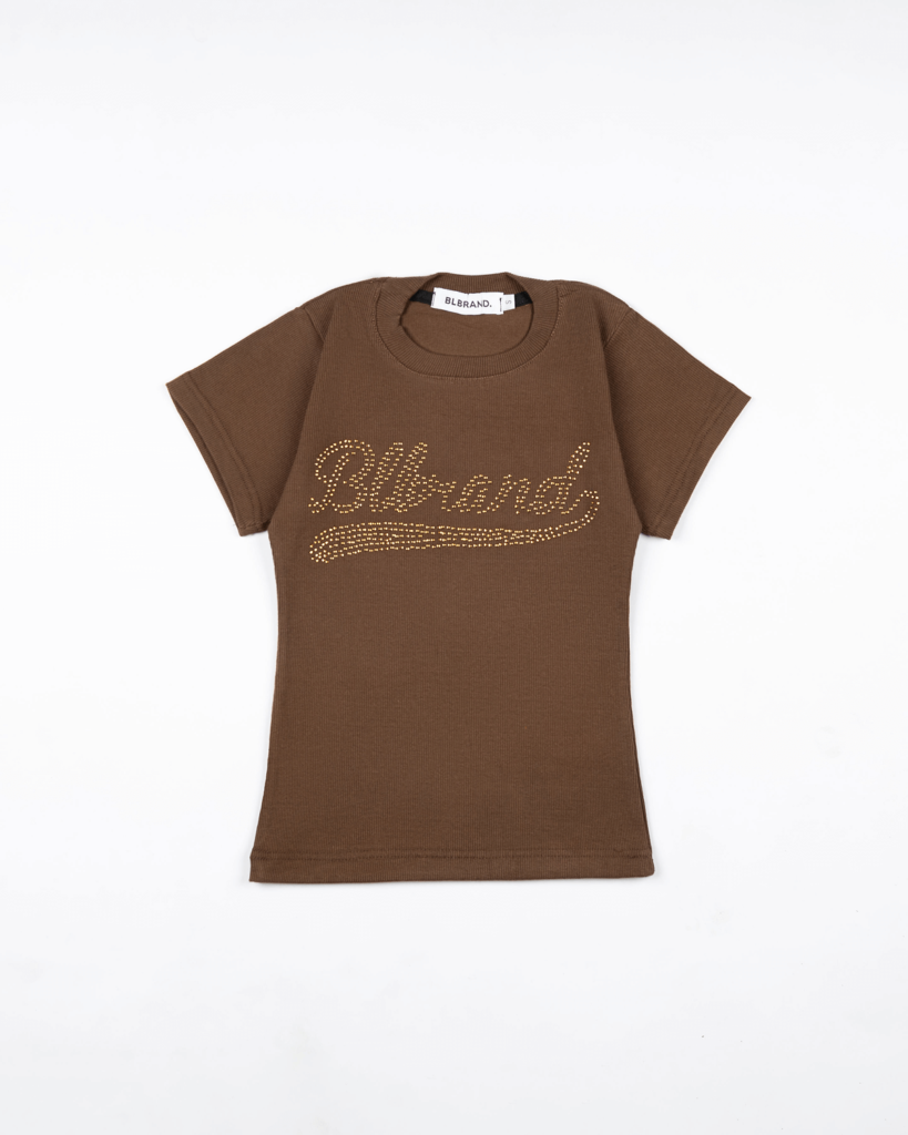 BL Brand - Togetherness Summer Drop | Naija Made Fashion Wears | Custom Adire 17 Brown Lustre Rib tee