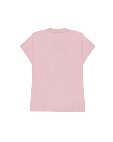BL Brand Fashion Brand - Custom Adire 57 Pink Lustre Rib Tee