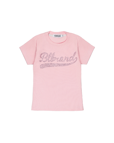 BL Brand Fashion Brand - Custom Adire 56 Pink Lustre Rib Tee