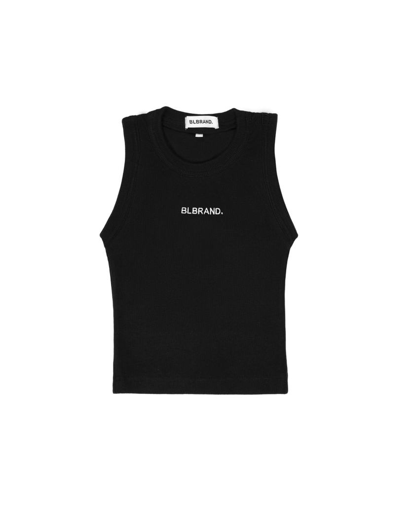 BL Brand - Togetherness Summer Drop | Naija Made Fashion Wears | Custom Adire 24 black logo Tanktop