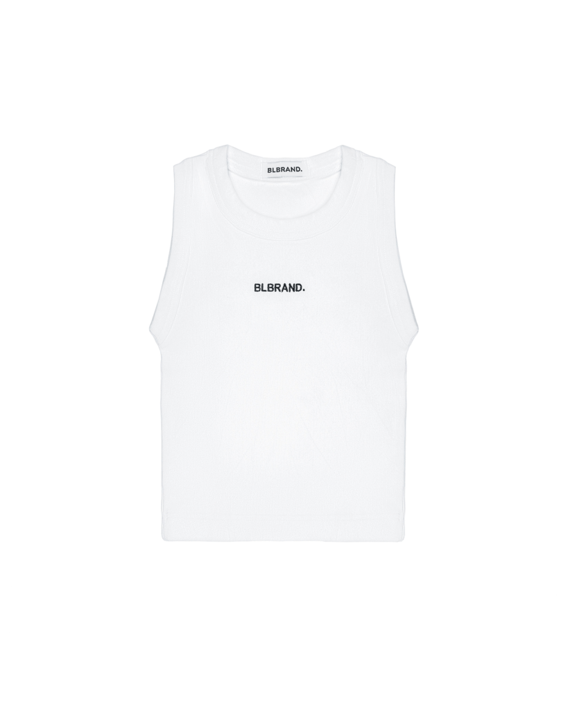 BL Brand - Togetherness Summer Drop | Naija Made Fashion Wears | Custom Adire 26 white Logo tanktop