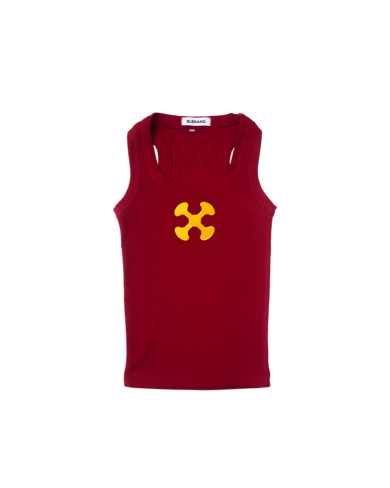 Red Core Erib Logo Tank - Red_main