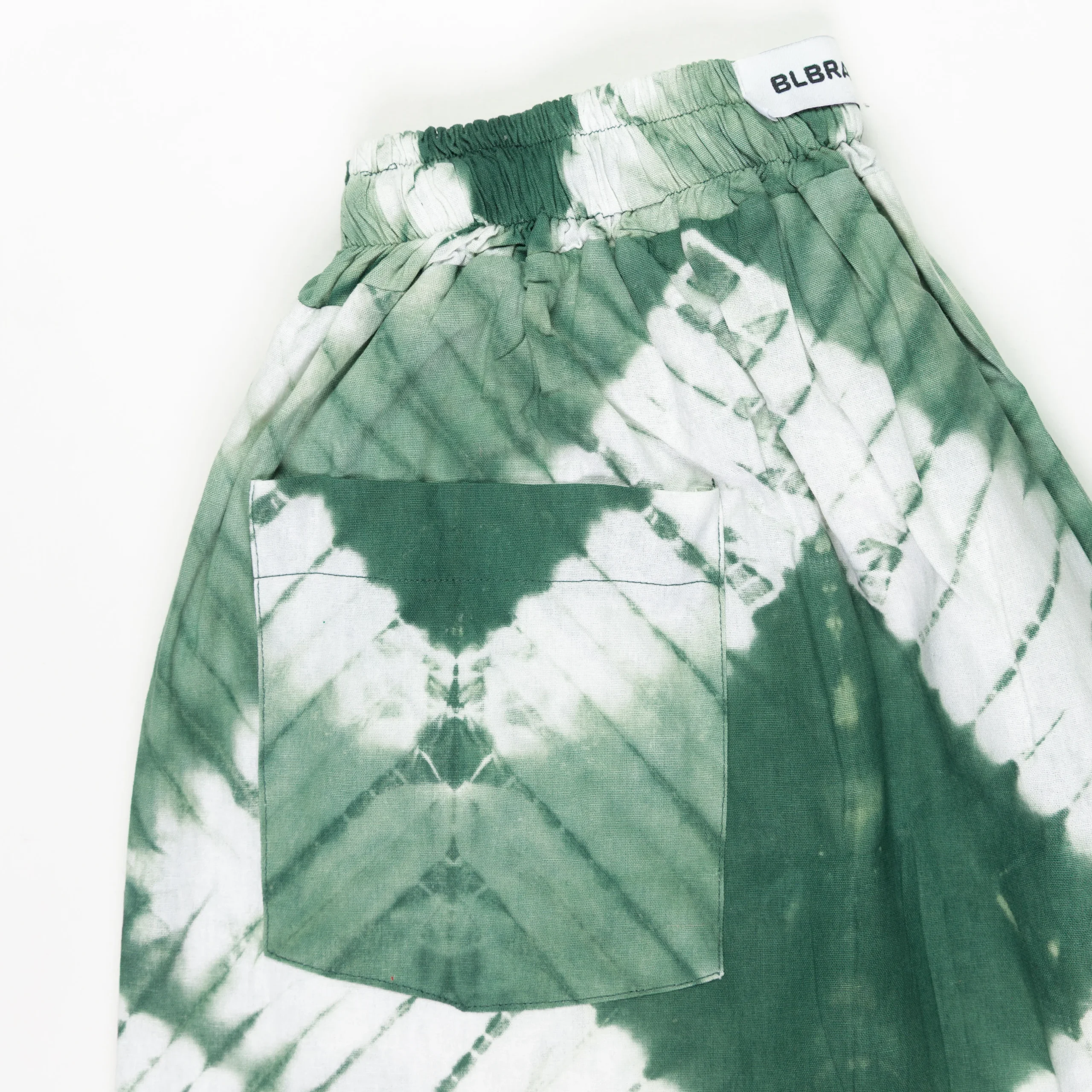 Evergreen Adire Jot - Army green & white 3 Evergreen Adire Jot
