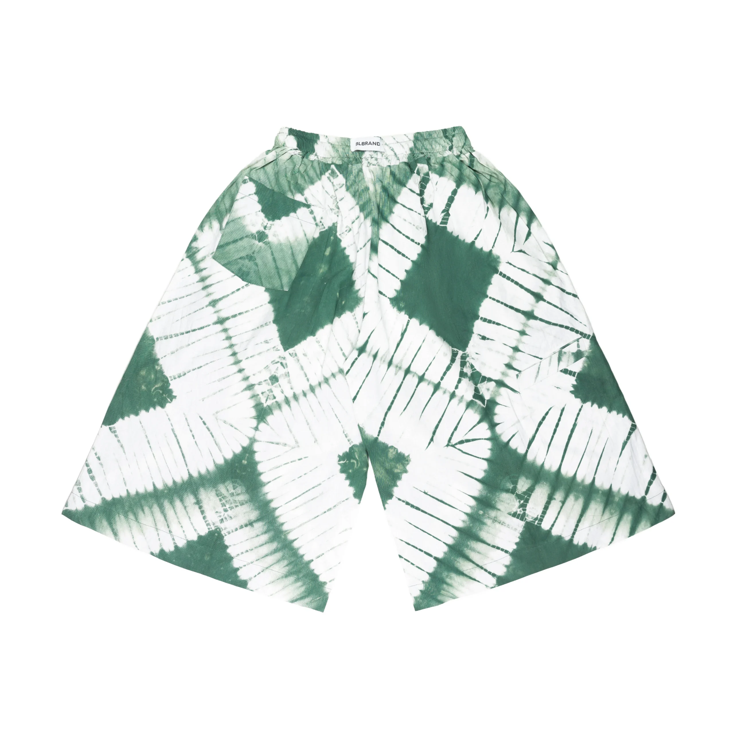 Evergreen Adire Jot - Army green & white 2 Evergreen Adire Jot