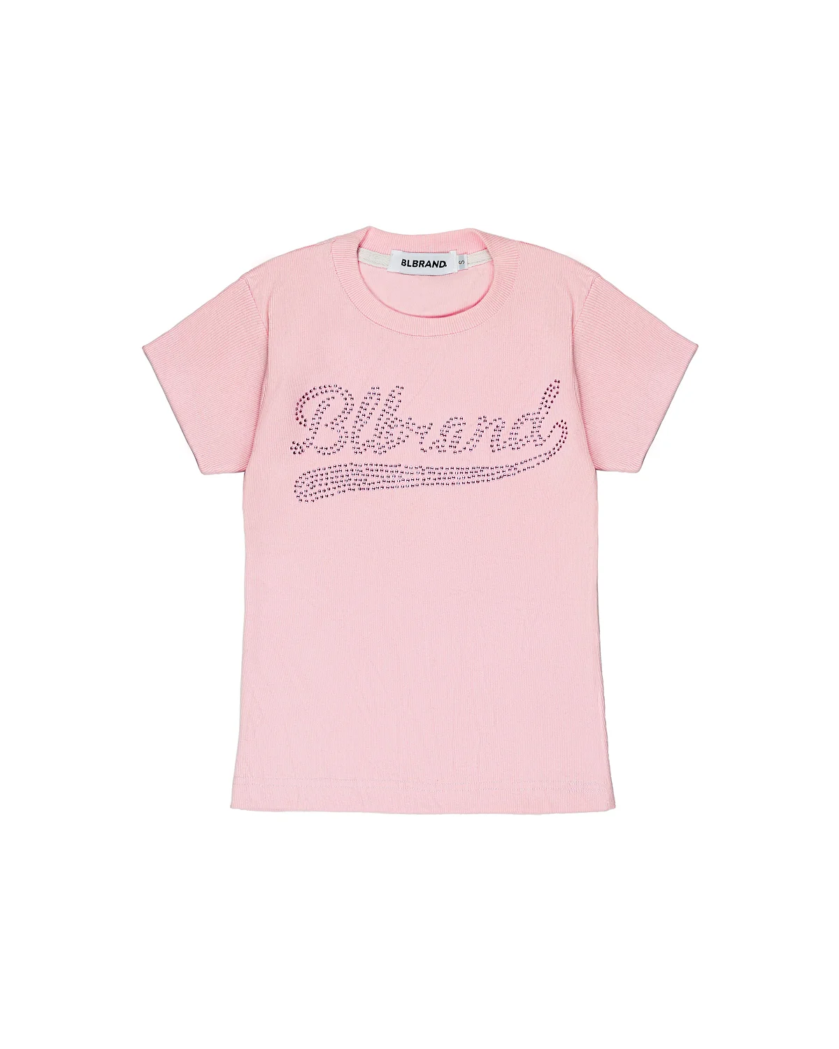 Pink Lustre Rib Tee women