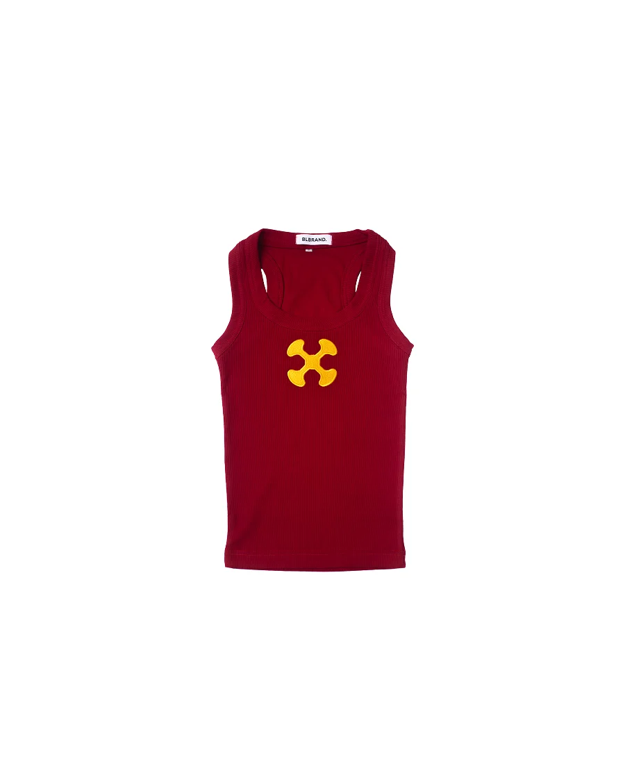 Red Core Erib Logo Tank - Red_main